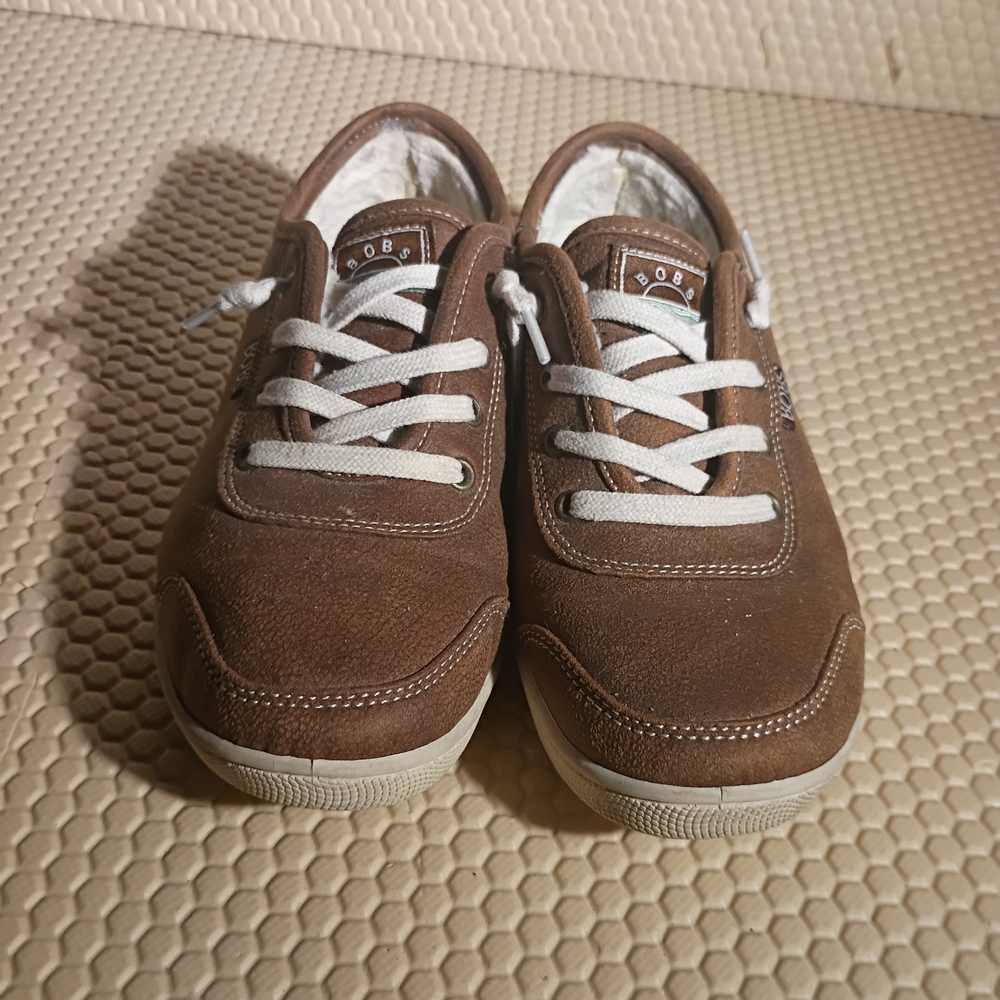 Skechers Bobs B Cute Peak Thru Fur Chestnut Womens Size 6.5 Memory Foam